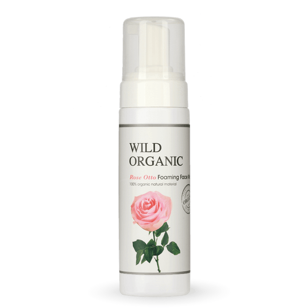 有機奧圖玫瑰保濕潔面泡泡 - Rose Otto Foaming Face Wash - Wild Organic